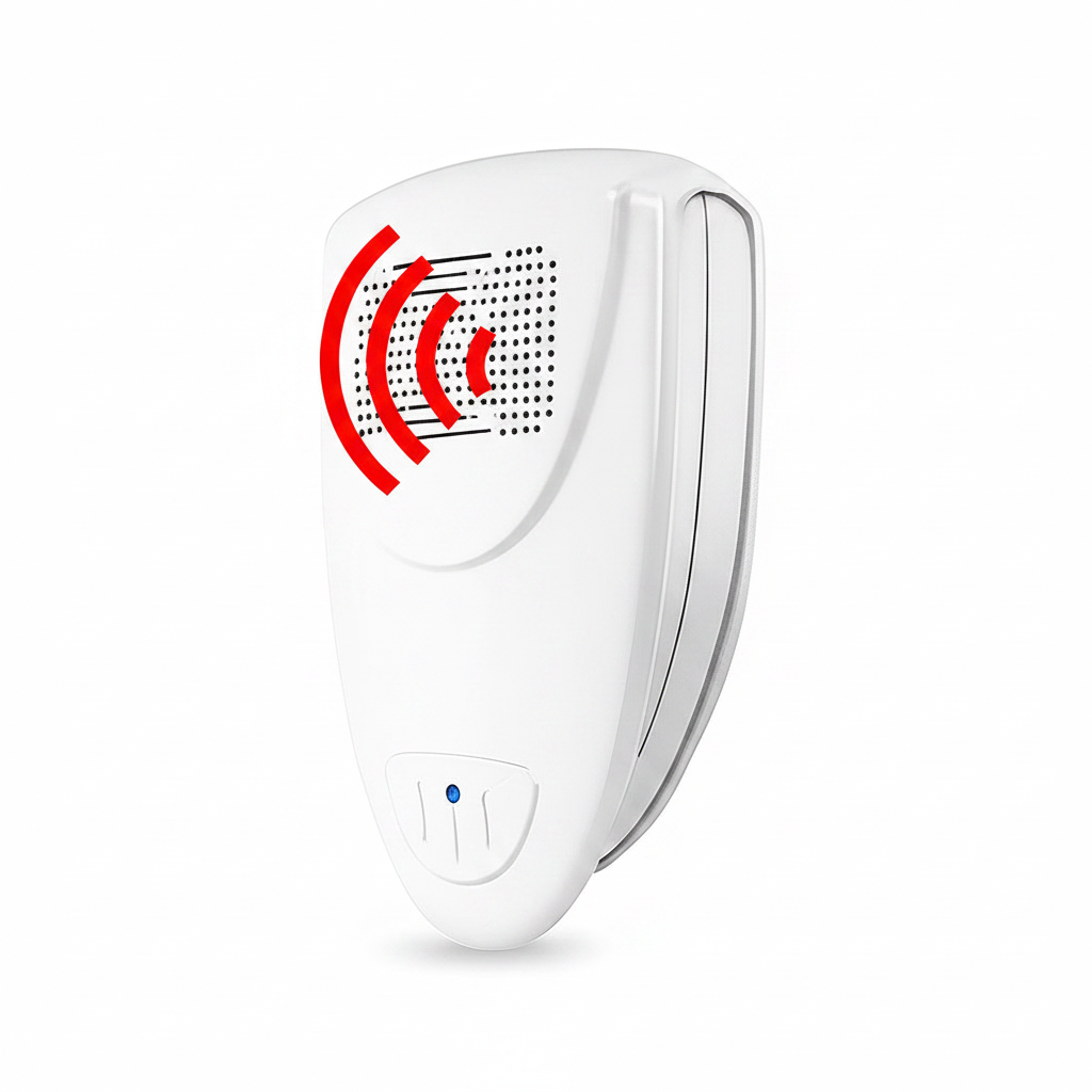 Chemical-Free Ultrasonic Pest Repellent with 215 Sq Ft Range