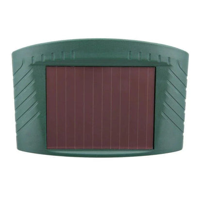 4-Pack Motion Sensor Ultrasonic Animal Deterrent with Solar Power and Flashing Light