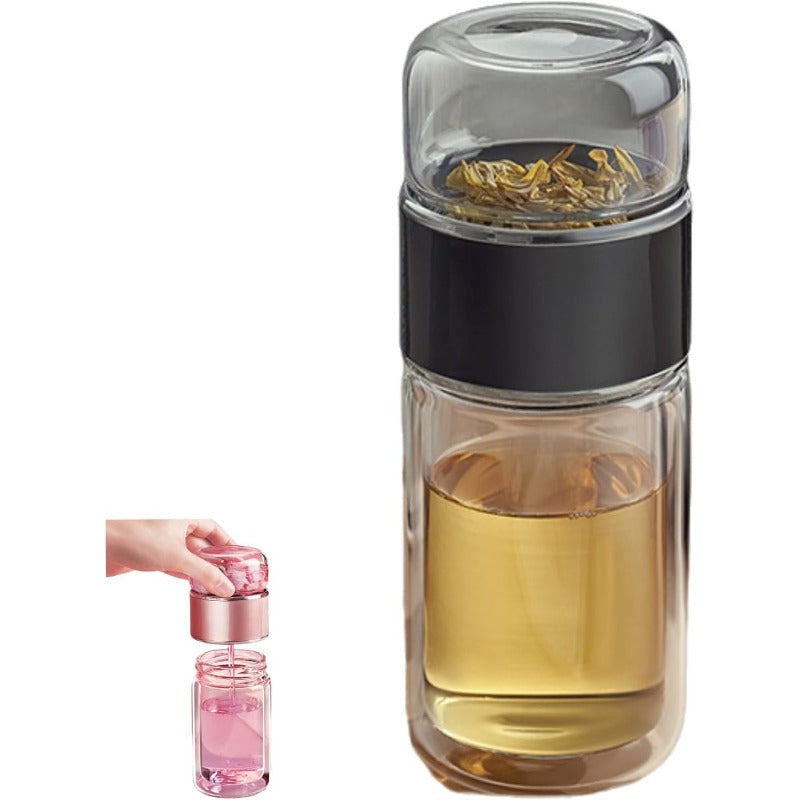 Premium Tea Infusion Bottle with Smart Separation Mechanism