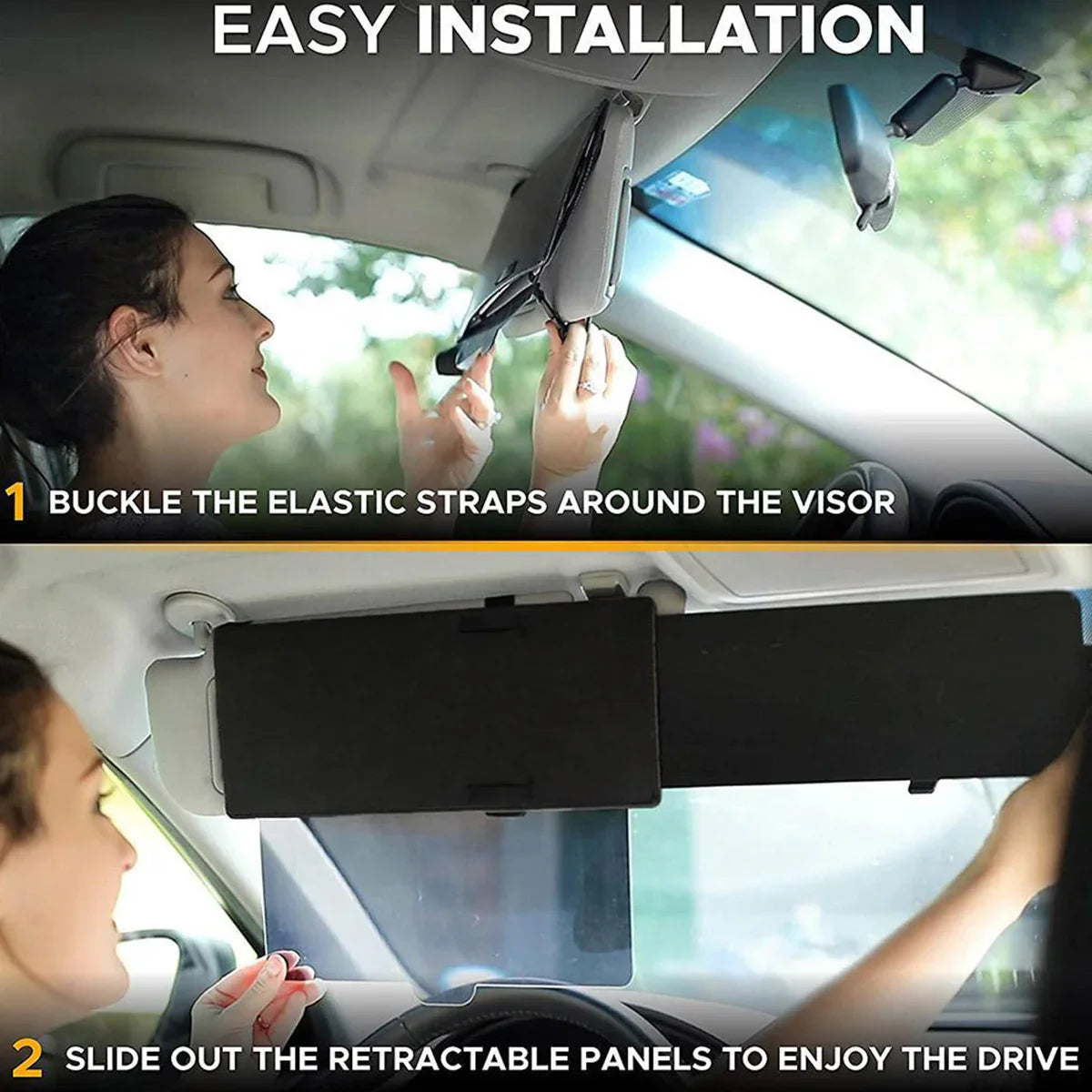 Glare-Reducing Car Sun Shield – Enhanced Visibility for Drivers