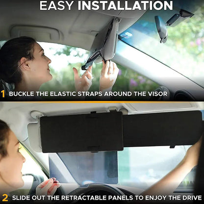 Glare-Reducing Car Sun Shield – Enhanced Visibility for Drivers