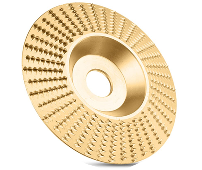 Versatile Wood Shaping Disc Set for Angle Grinders - 3 Profiles