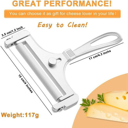 Versatile Cheese Cutter with Custom Thickness Settings