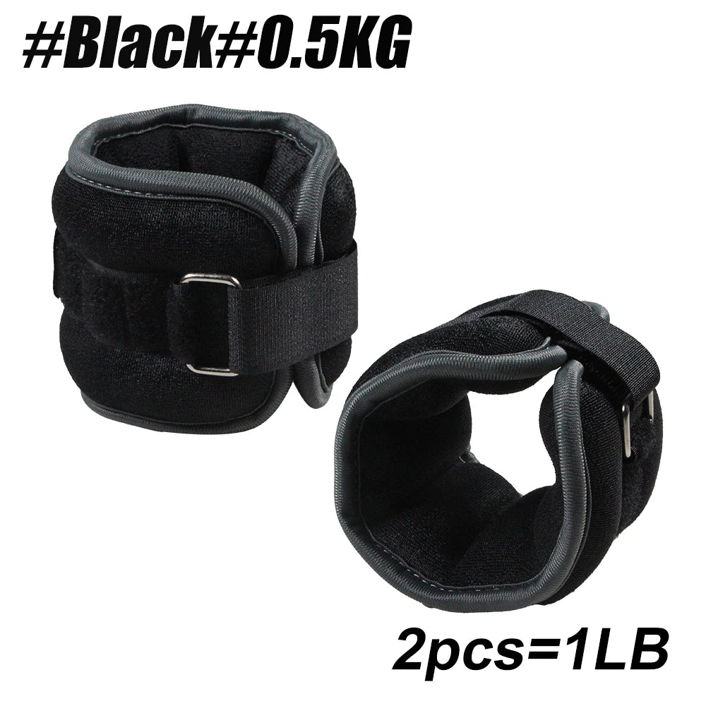 Versatile Ankle and Wrist Weights with Secure Double Straps