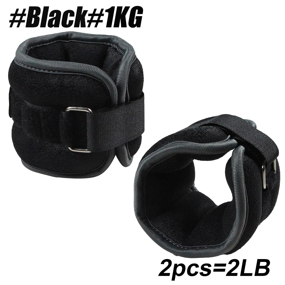 Versatile Ankle and Wrist Weights with Secure Double Straps