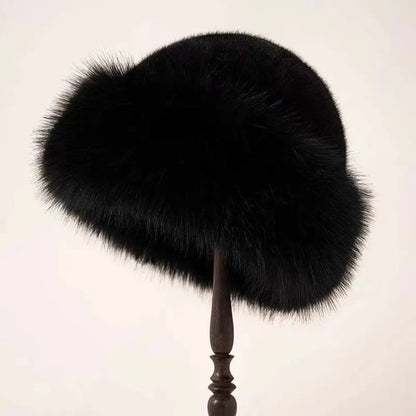 Faux Fur Bucket Hat for Women – Plush Winter Style, 58cm, 5 Colors