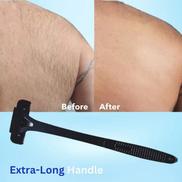 Ergonomic Back Groomer with Extended Reach for Men