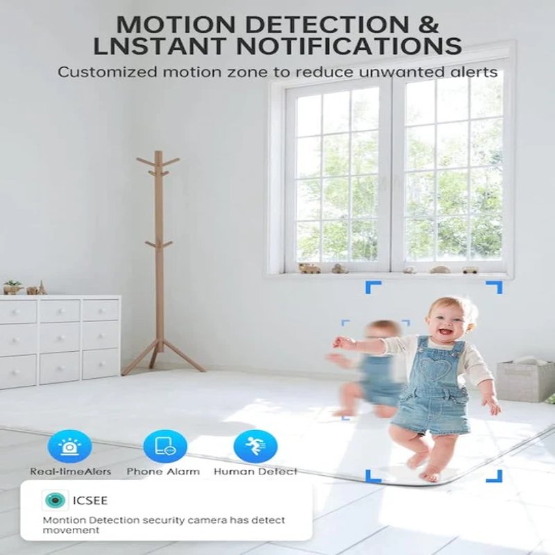 360° Panoramic View Light Bulb Camera with 1080P HD and Two-Way Audio