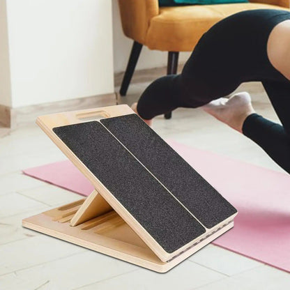 Versatile Calf Stretching Board with Adjustable Angles and Grip
