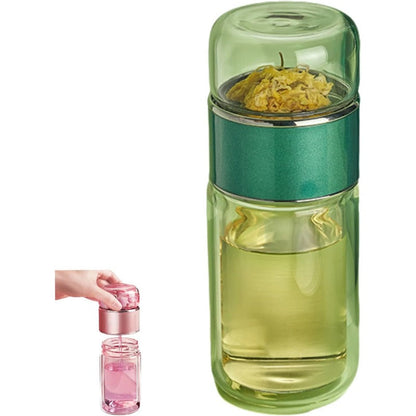 Premium Tea Infusion Bottle with Smart Separation Mechanism