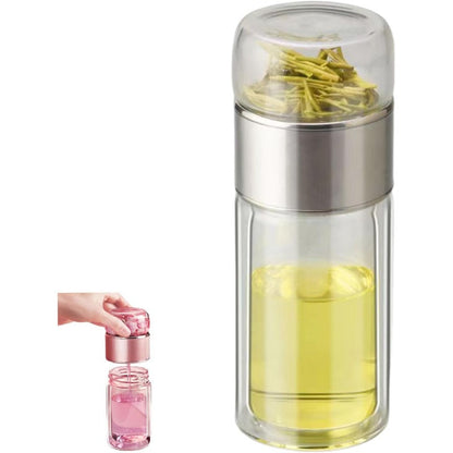 Premium Tea Infusion Bottle with Smart Separation Mechanism