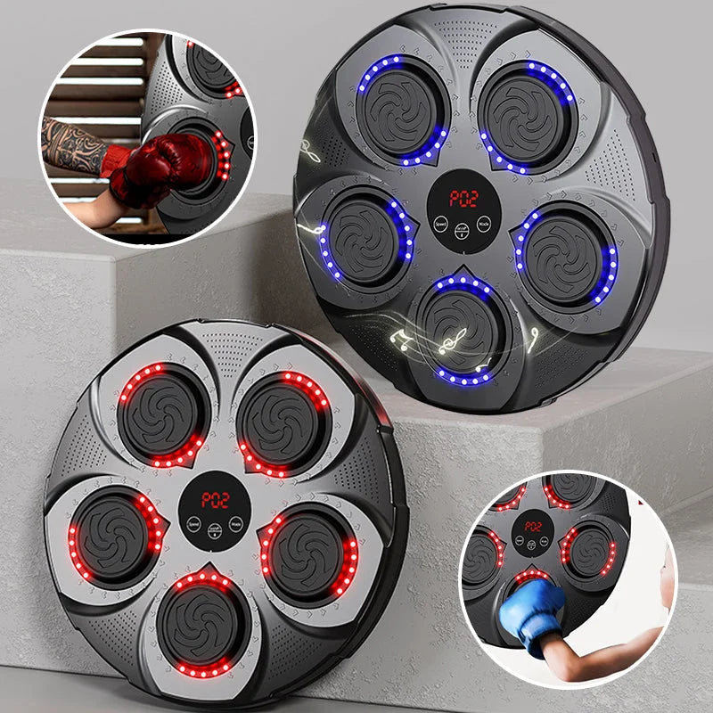 Bluetooth Punching Trainer with Adjustable Speed, Wall-Mounted Music Box