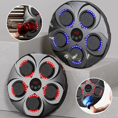 Bluetooth Punching Trainer with Adjustable Speed, Wall-Mounted Music Box