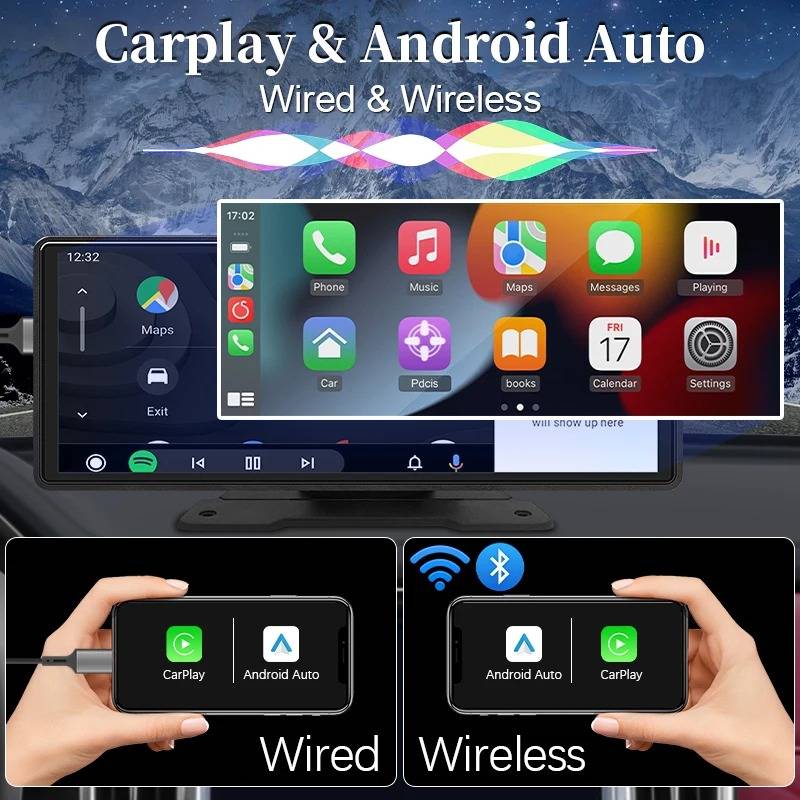 10.26-Inch Smart Car Audio System with Wireless Connectivity