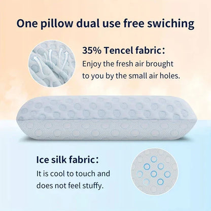 ChillComfort Memory Foam Pillow for Refreshing Sleep