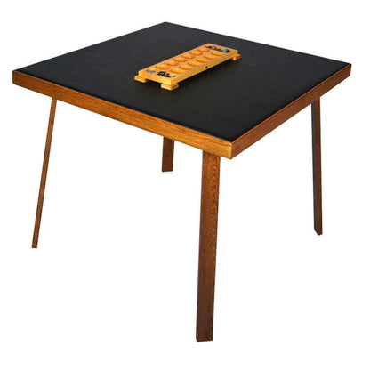 Premium Oak Folding Game Table for Card Nights