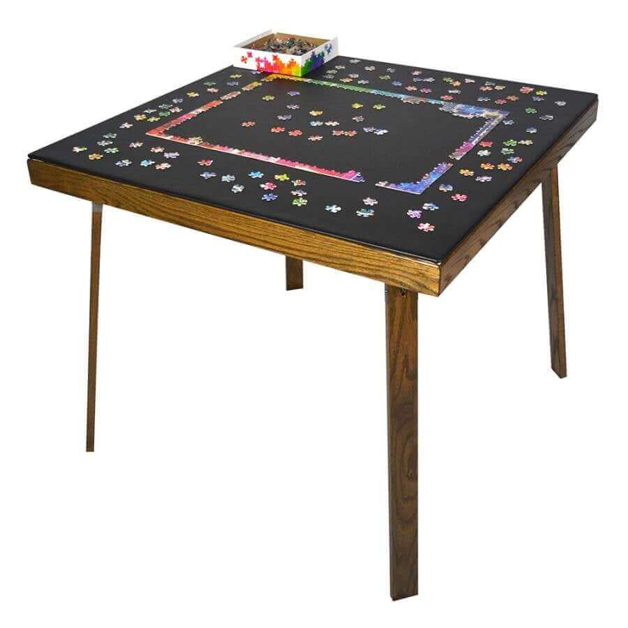 Multi-Functional Game and Card Table in Oak Finish