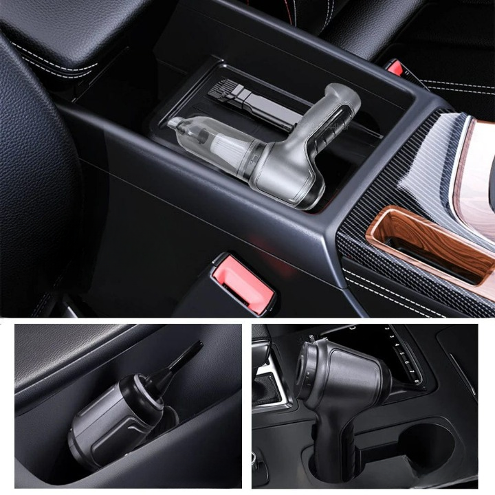 Portable Car Vacuum Cleaner - Cordless Handheld Design