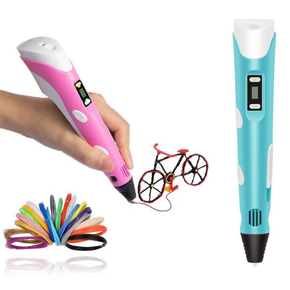 Creative 3D Design Pen with Adjustable Speed and Safety Features