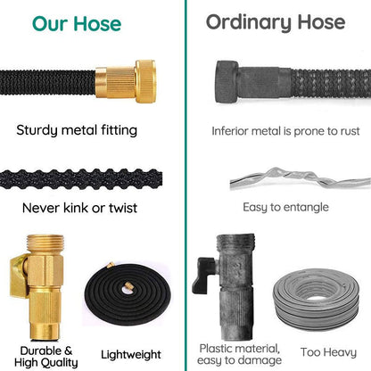 Flexible Water Hose with 8 Adjustable Spray Settings