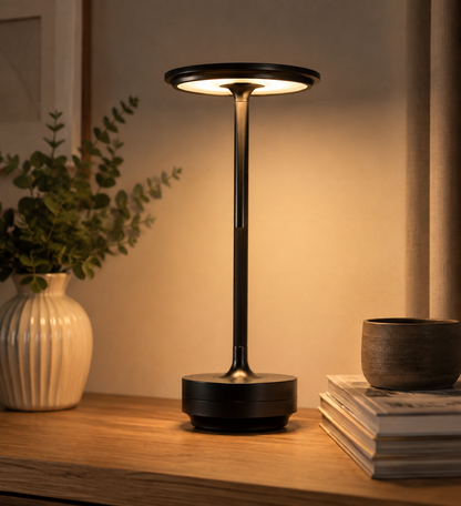 Cordless Dimmable Touch Desk Light – Rechargeable LED Lamp for Indoor/Outdoor Use