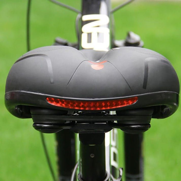 Comfort Gel Bicycle Seat with Ergonomic Support and Safety Reflector