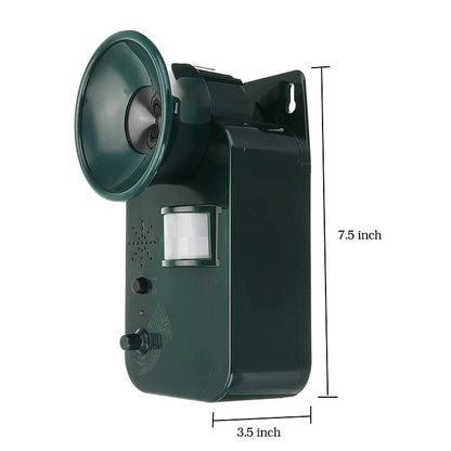 Smart Ultrasonic Animal Deterrent with Motion Activation