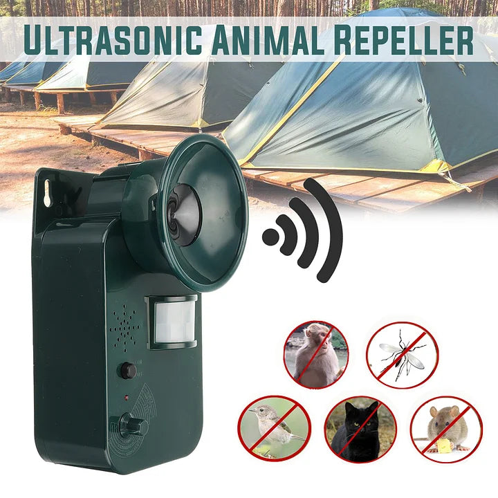 Smart Ultrasonic Animal Deterrent with Motion Activation