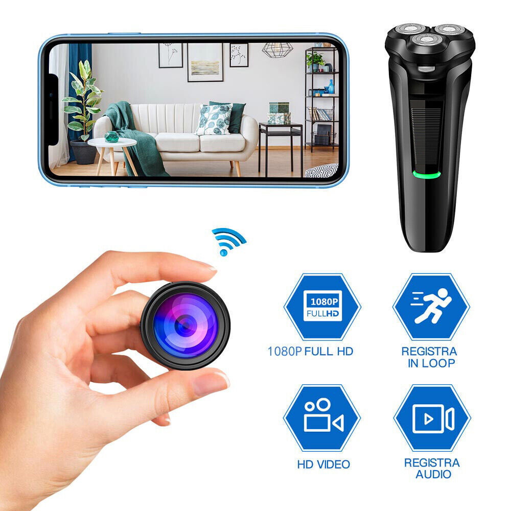 Compact Home Surveillance Camera with 1080P HD and Night Vision