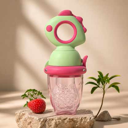 Silicone Teether and Baby Fruit Feeder