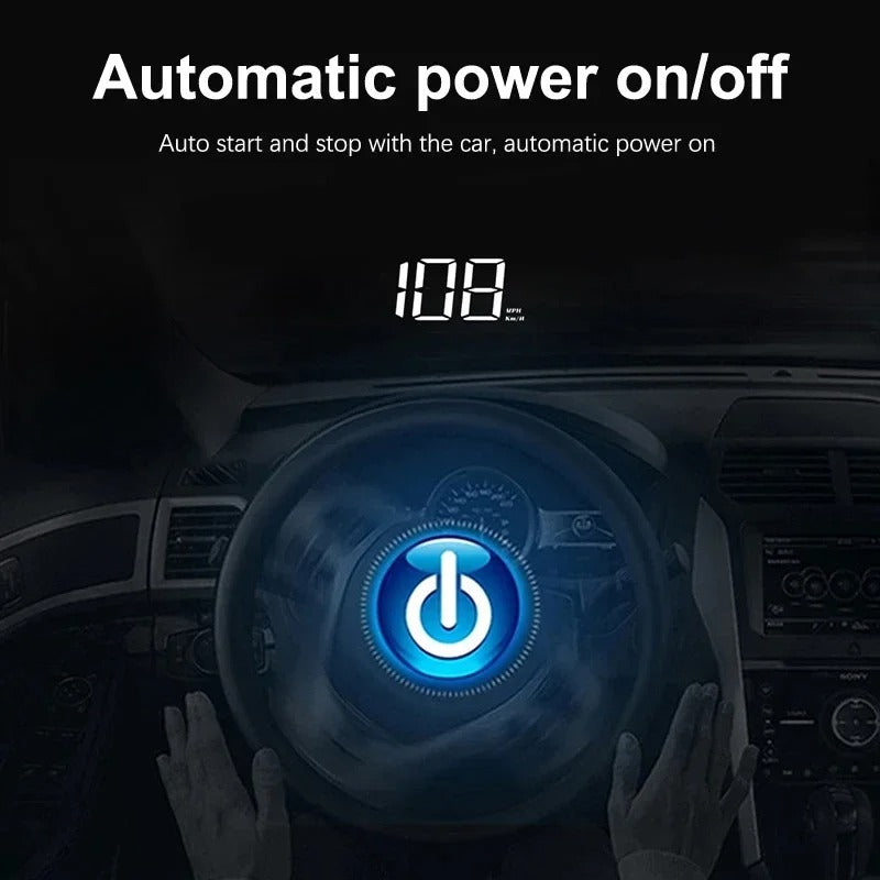 DashMate Speed Tracker with LED Windshield Display