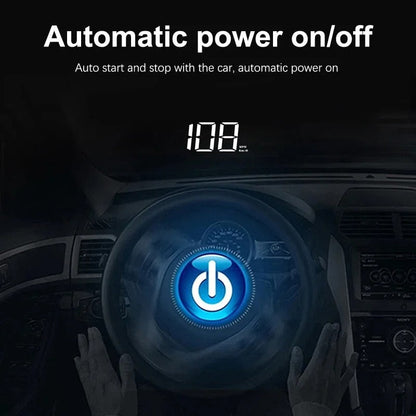 DashMate Speed Tracker with LED Windshield Display