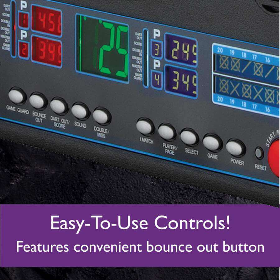 Precision Play Electronic Dartboard with 13.5" Target Area