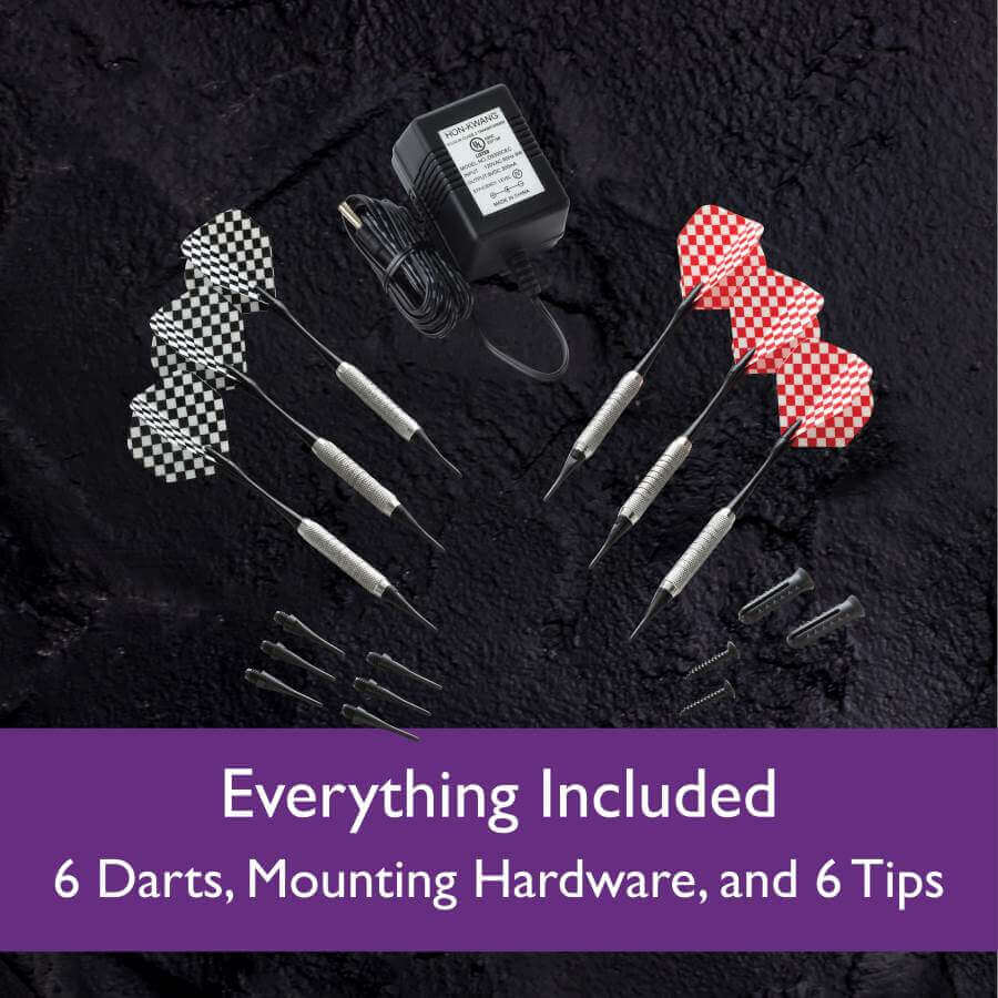 Precision Play Electronic Dartboard with 13.5" Target Area