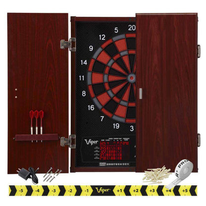 Ultimate Smart Dartboard with Integrated Cabinet Design
