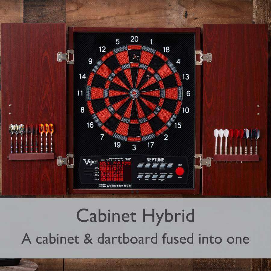 Ultimate Smart Dartboard with Integrated Cabinet Design