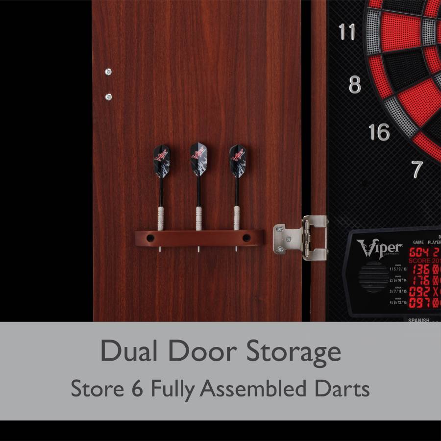 Ultimate Smart Dartboard with Integrated Cabinet Design