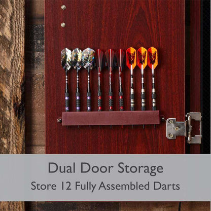 Ultimate Smart Dartboard with Integrated Cabinet Design