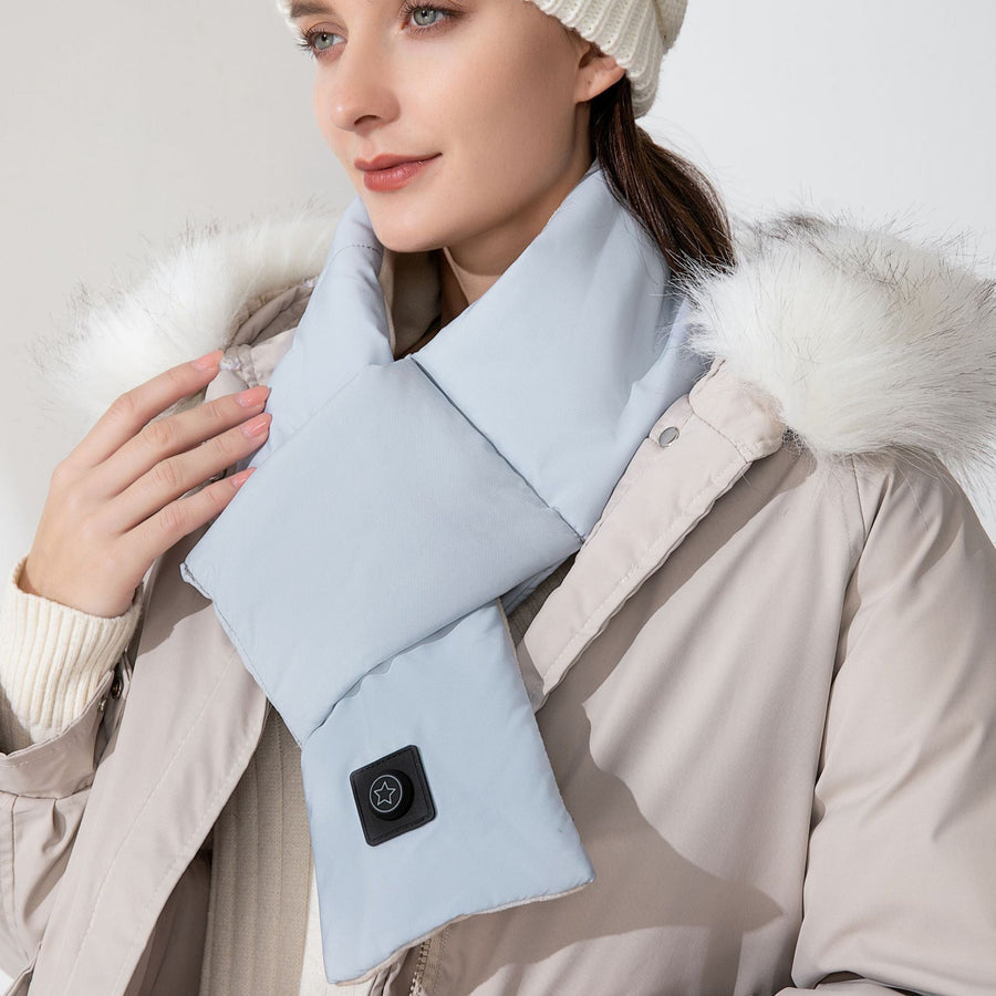USB Rechargeable Heated Scarf for Instant Comfort