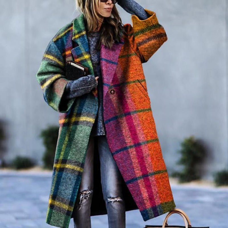 Long Trench Coat for Women – Winter Outerwear