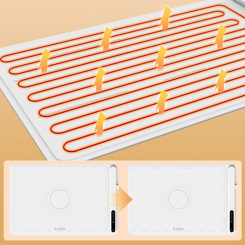 Versatile Silicone Heating Tray with 17 Adjustable Temperatures