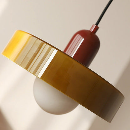 Two-Tone Pendant Light in Coastal Transitional Design