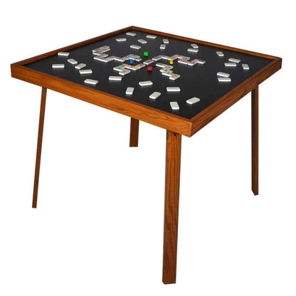 Versatile Folding Game Table for Dominoes and Puzzles