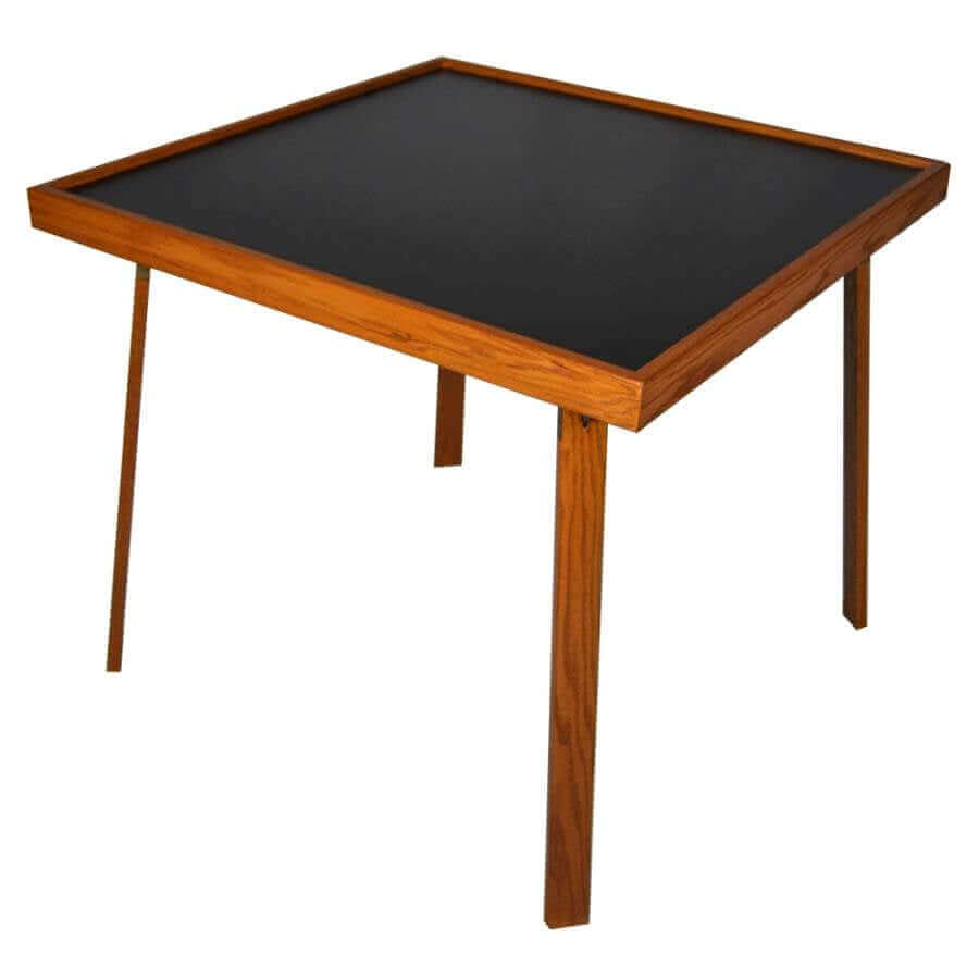 Versatile Folding Game Table for Dominoes and Puzzles