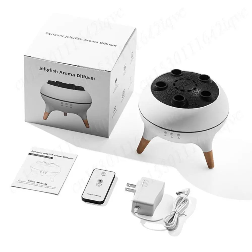 AquaGlow Mist Diffuser with Remote and Color-Changing LED, 250ml