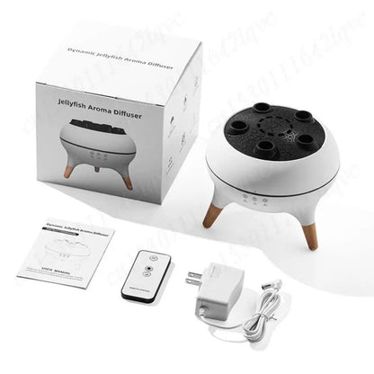 AquaGlow Mist Diffuser with Remote and Color-Changing LED, 250ml