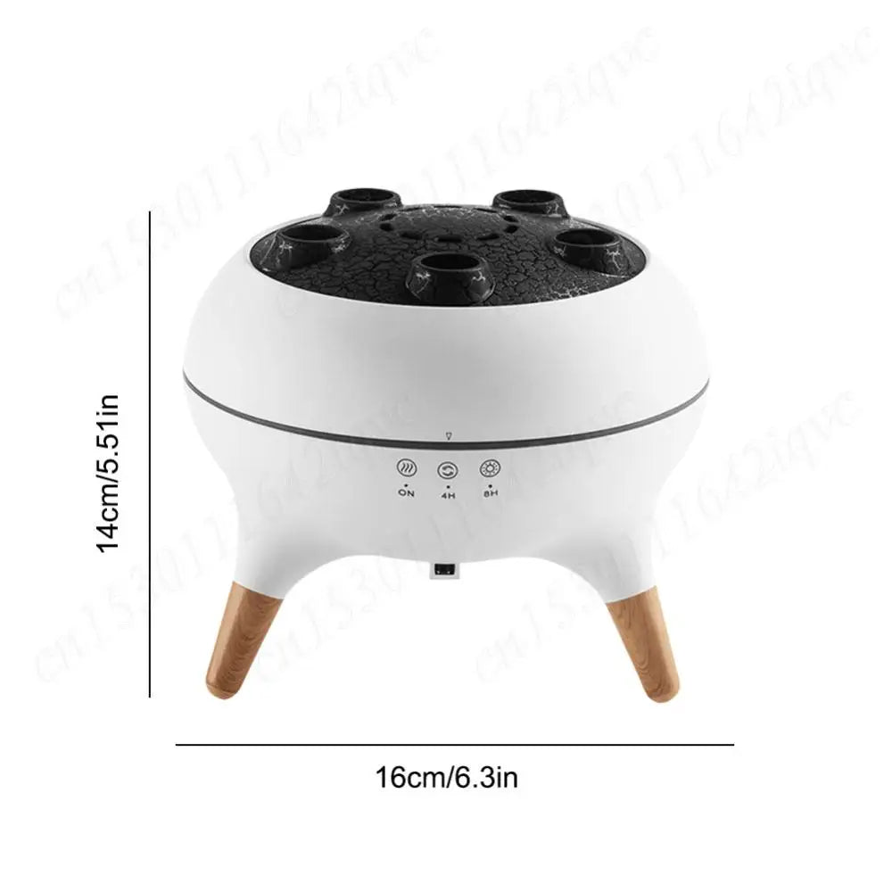 AquaGlow Mist Diffuser with Remote and Color-Changing LED, 250ml