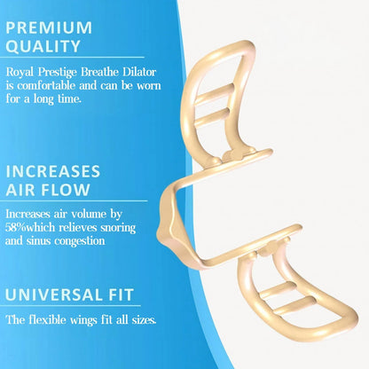 BreatheEasy Nasal Opener with Flexible Fit and Travel Case