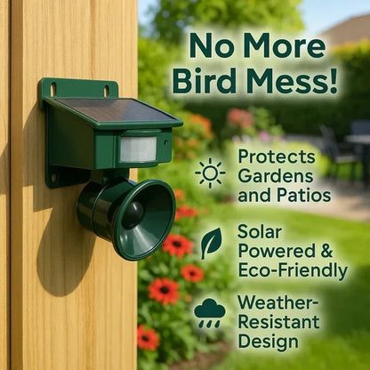 Smart Guardian Motion Detector for Bird Control in Gardens