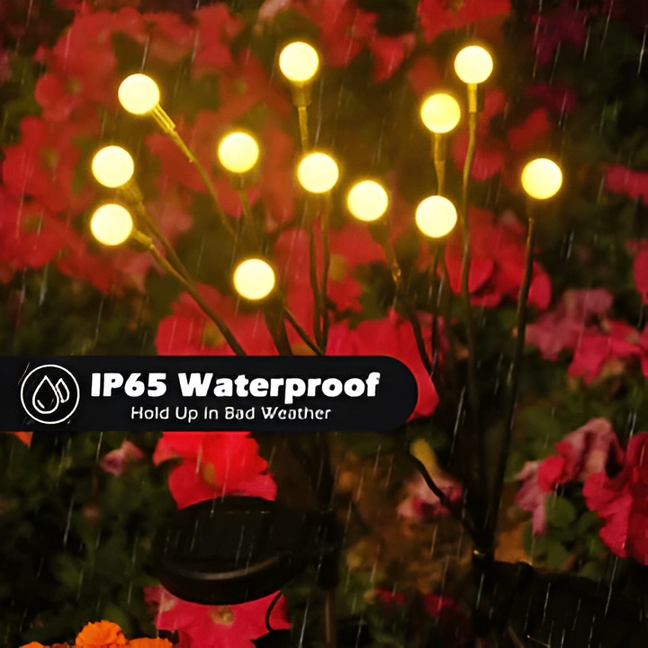 Whimsical Solar Lanterns with Flickering Glow and Adjustable Stems, 27.5 Inch Warm White